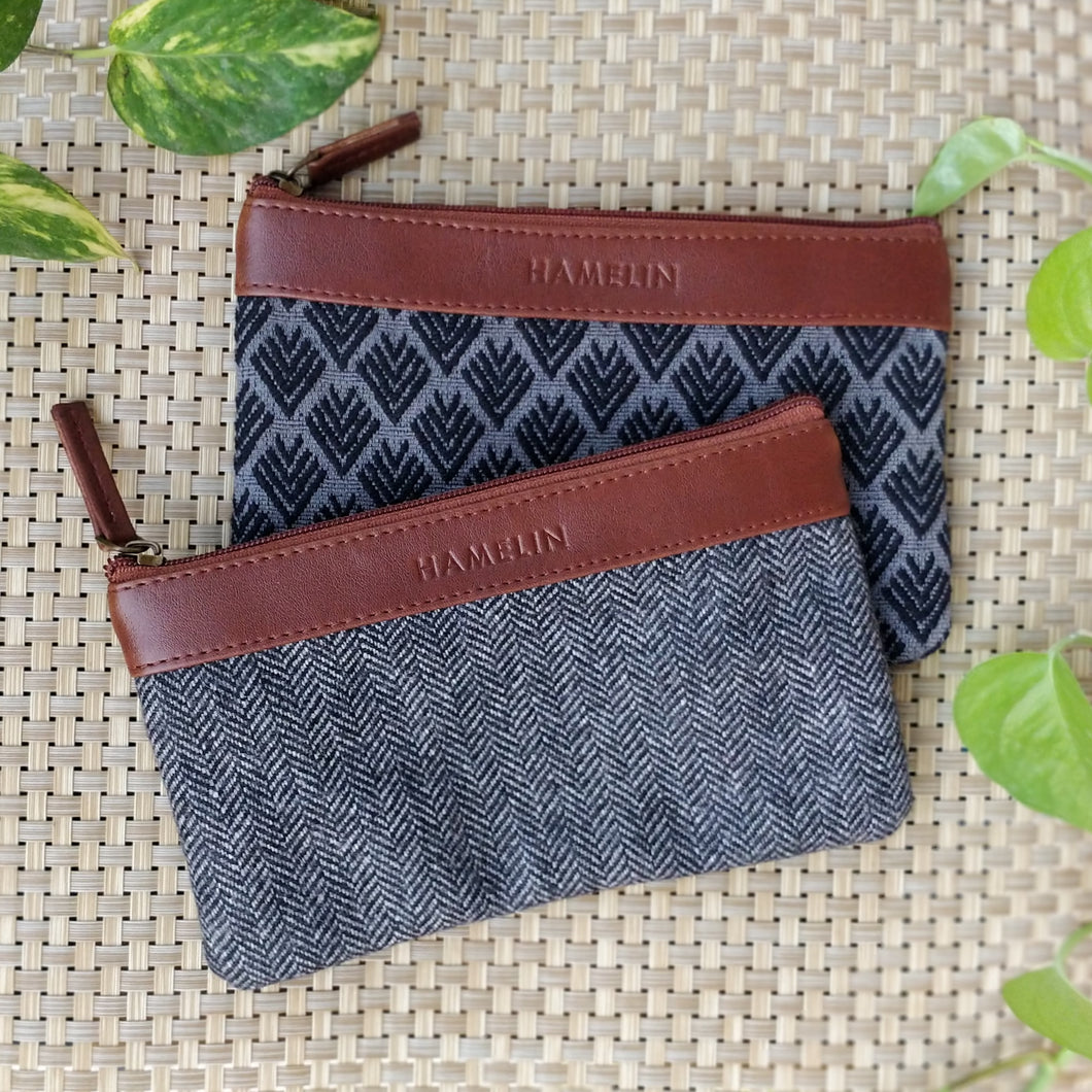 Set of Two - Aria Multi-purpose Pouch (Grey)