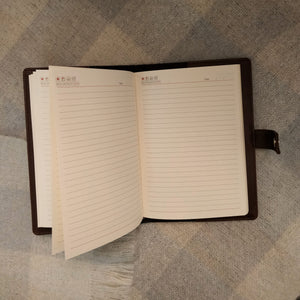 Tweed Journal (Pecan Check Twill) - FINAL SALE