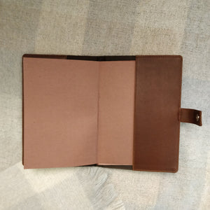 Tweed Journal (Pecan Check Twill) - FINAL SALE