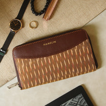 Indigo- Ikat Mobile Wallet for Women (Amber)