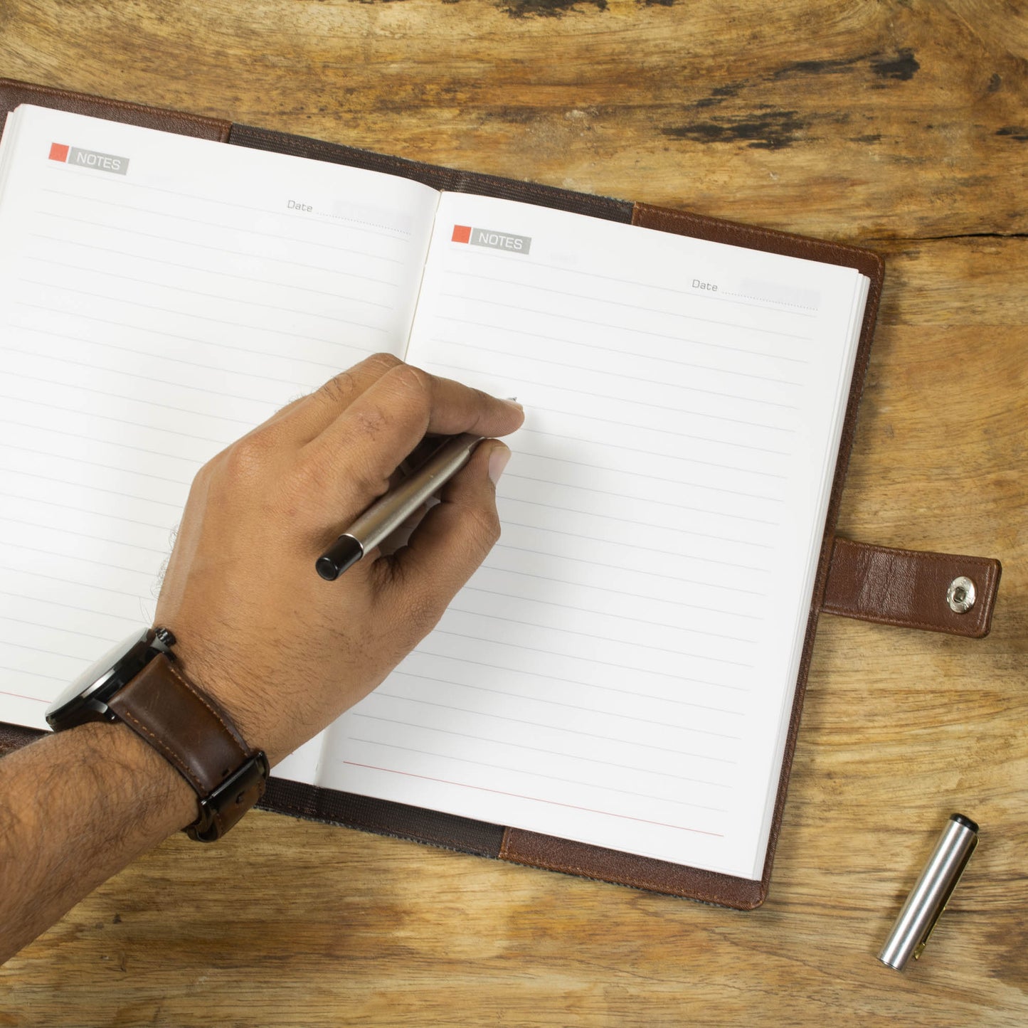 Charcoal Combo - Matt laptop sleeve, Journal and Mini card wallet (Unisex)