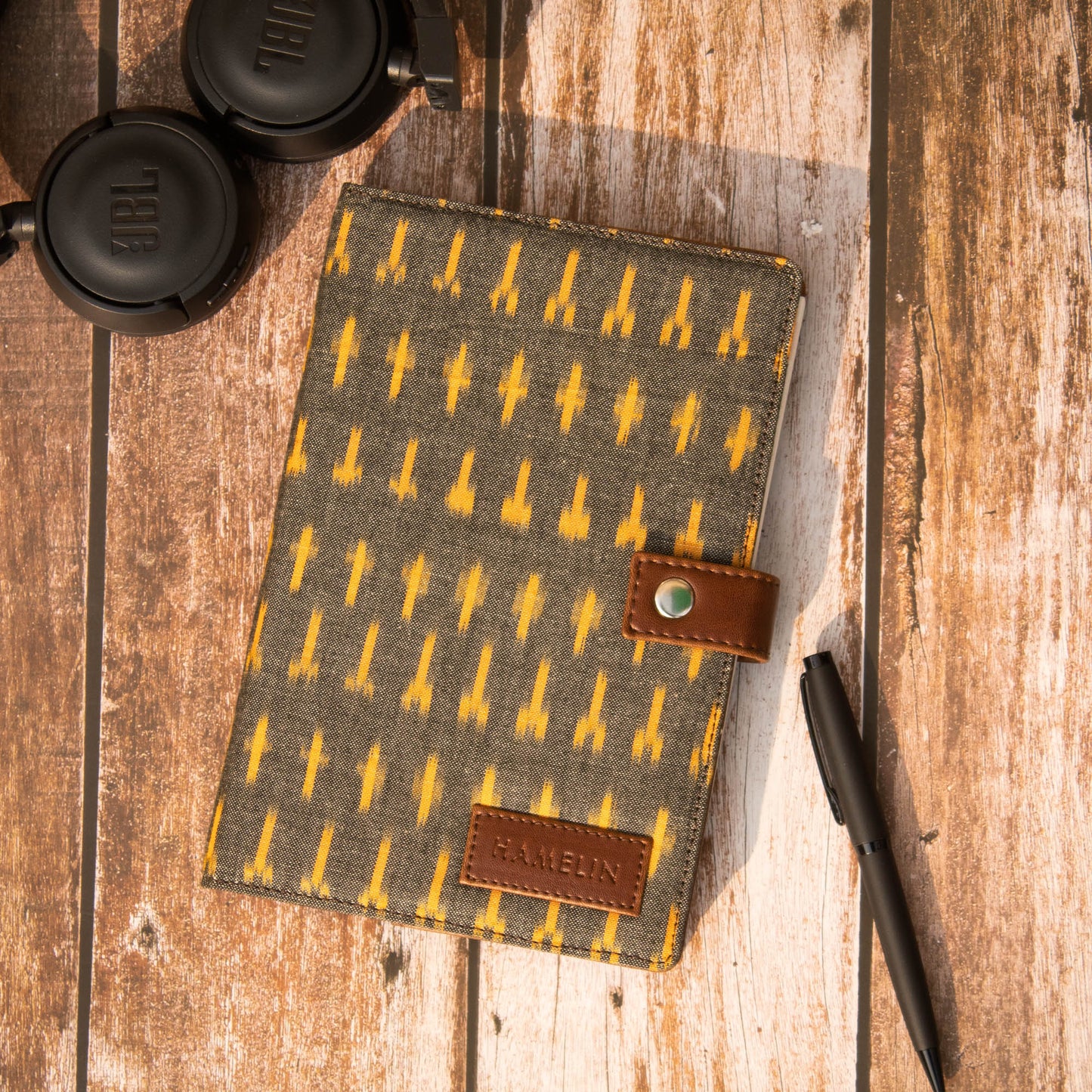 Ikat Journal (Daffodil) - FINAL SALE