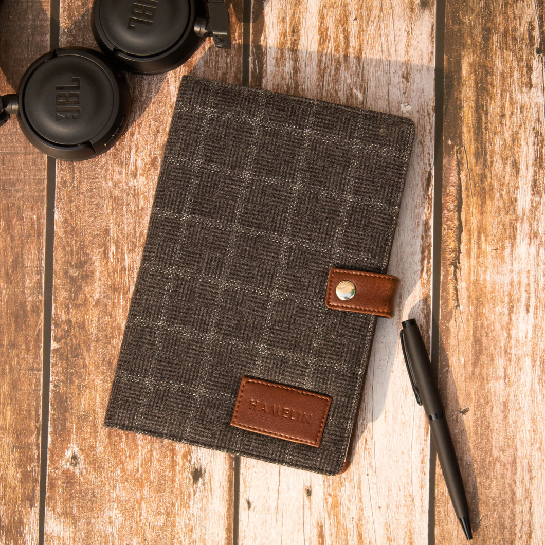 Tweed Journal (Charcoal Twill) - FINAL SALE