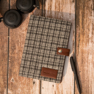Tweed Journal (Pebble Check Twill) - FINAL SALE