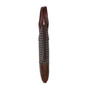 Elon Laptop Sleeve - Black checked