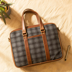 Classic Laptop Bag (Slate Grey Twill)