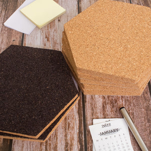 Beehive Cork Pinboard (Set of 7 - Natural/ Black)