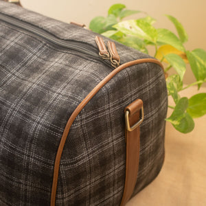 Theodore Tweed Duffle Bag (Slate Grey Twill) - Large