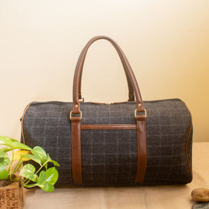 Theodore Tweed Duffle Bag (Charcoal Twill) - Large