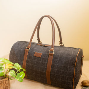 Theodore Tweed Duffle Bag (Charcoal Twill) - Large