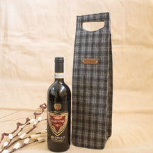 Kade Wine bag (Tweed - Pebble Check Twill)