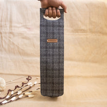 Kade Wine bag (Tweed - Grey Overcheck Check Twill)