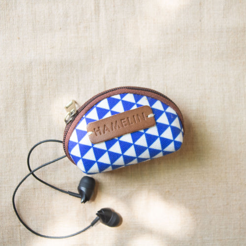 Earphone Pouch (Berry Blue)