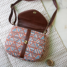 The Curvy Sling Bag - Pastel Maze - SAMPLE SALE