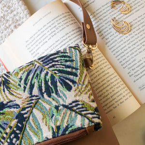 Fold Over Sling Bag - Green Maple (Sample Sale)