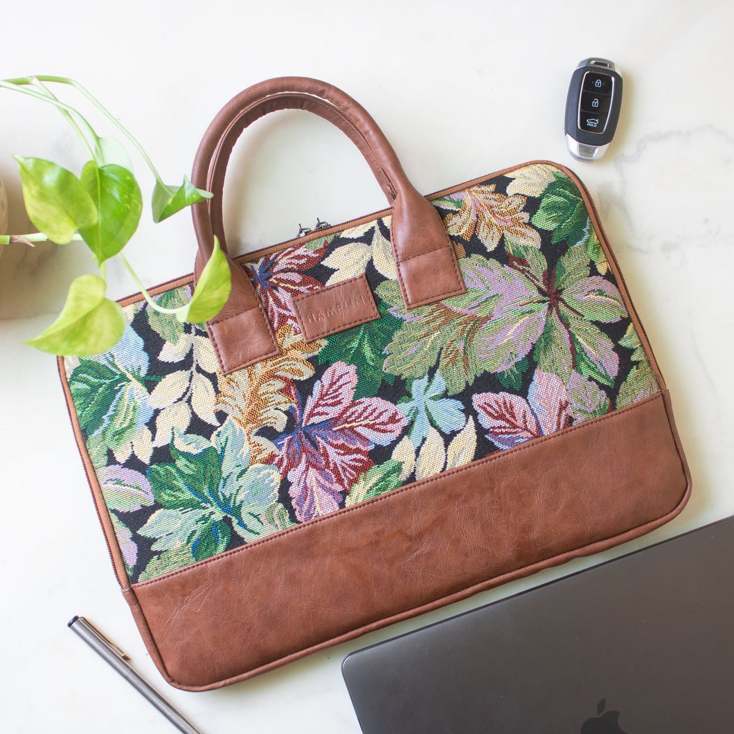 Theo Sleek Laptop Bag (Floret)