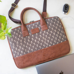 Theo Sleek Laptop Bag (Sepia)