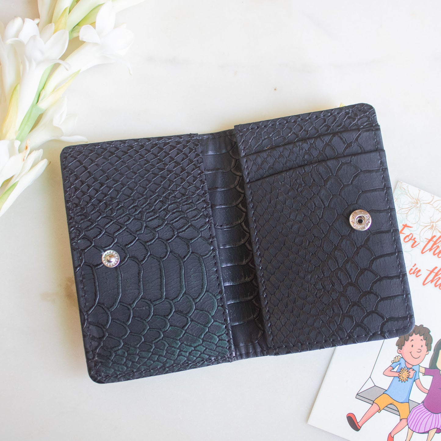 Rakhi Gift for Brother (Slim Card - Black)