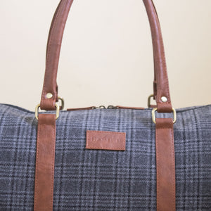 Theodore Tweed Duffle Bag (Mink Grey Twill)