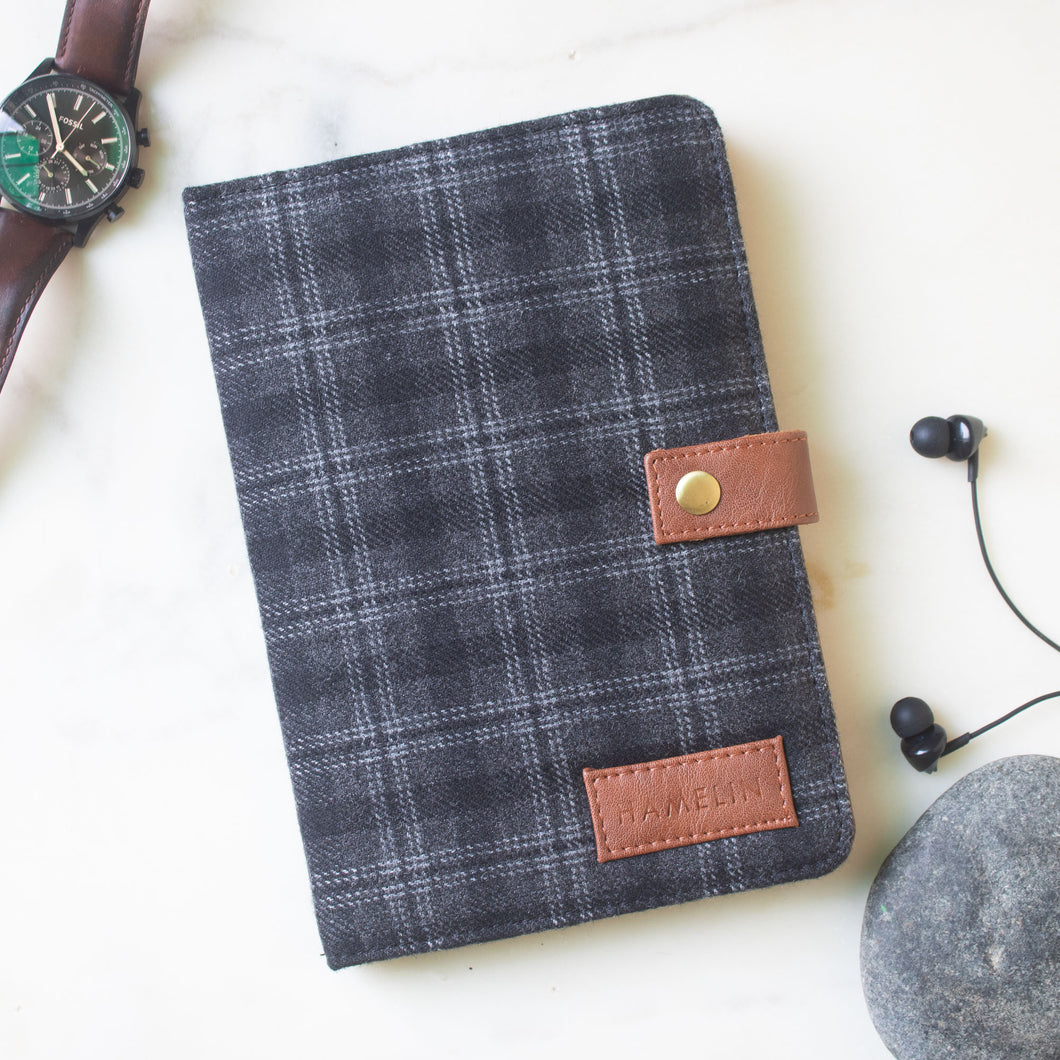 Tweed Journal (Slate Grey Twill) - FINAL SALE