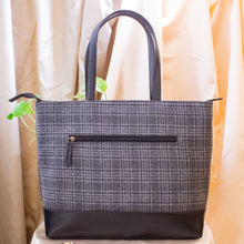 Tweed Work Tote for Women (Mink Grey Twill)