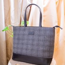 Tweed Work Tote for Women (Mink Grey Twill)