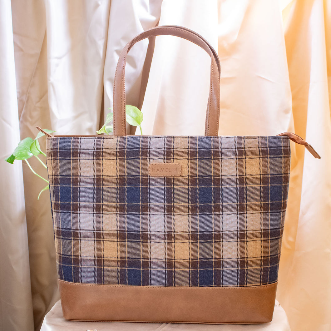 Tweed Work Tote for Women (Olive Twill)