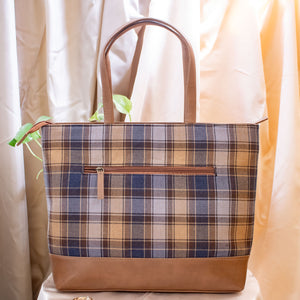 Tweed Work Tote for Women (Olive Twill)