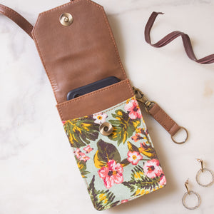 The Mobile Sling Bag (Blooming Wild)