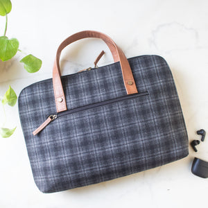 Oliver Laptop Bag (Slate Grey Twill)