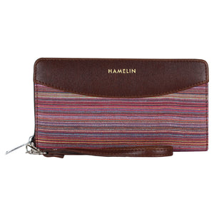 Indigo- Khadi Wallets for Women (Orchid)
