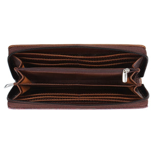 Indigo- Khadi Wallets for Women (Orchid)