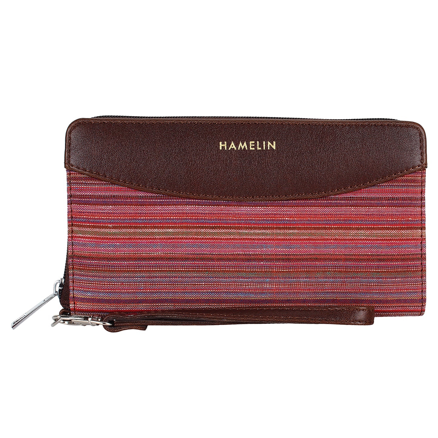 Indigo- Khadi Wallets for Women (Crimson)