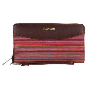 Indigo- Khadi Wallets for Women (Crimson)
