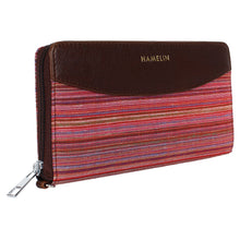 Indigo- Khadi Wallets for Women (Crimson)