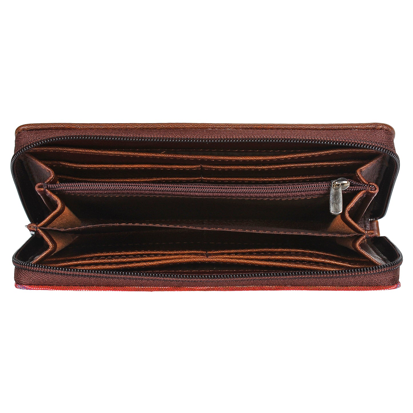 Indigo- Khadi Wallets for Women (Crimson)