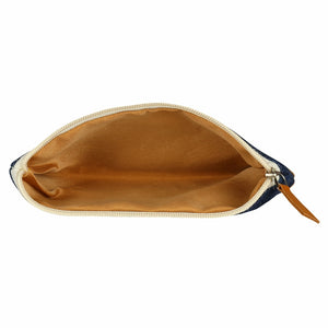 Denim & Vegan leather - Multi-purpose pouch