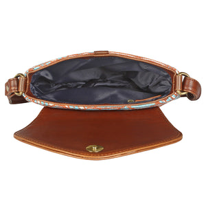 The Curvy Sling Bag - Pastel Maze - SAMPLE SALE