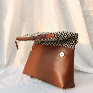 Isla Combo - Tweed Work Tote, Fold over sling bag (For Women)