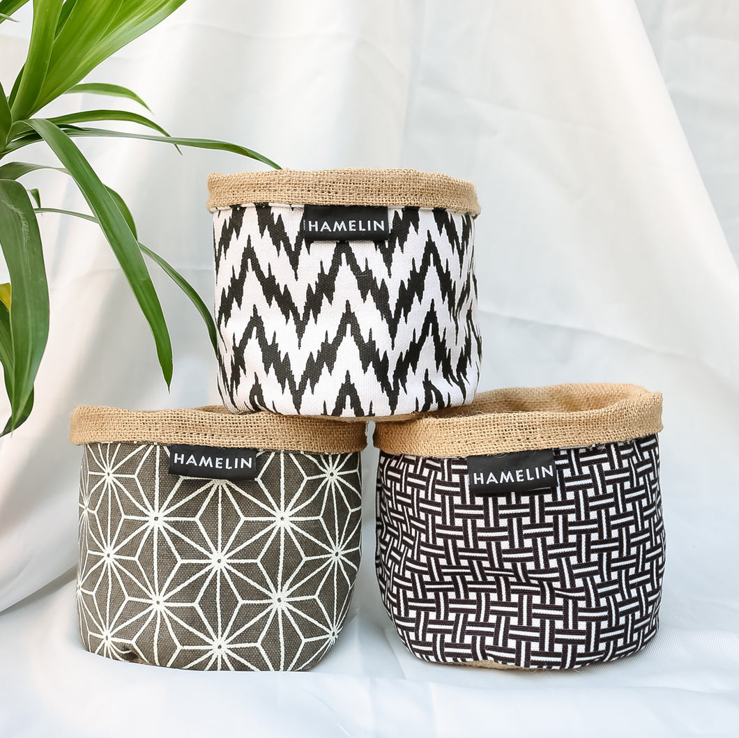 Chic Planter Wraps Mini - Gift Set (Neutra)