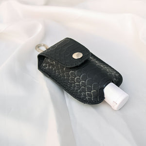 Sanitizer Pouch - Black Croc
