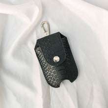 Sanitizer Pouch - Black Croc