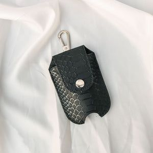 Sanitizer Pouch - Black Croc