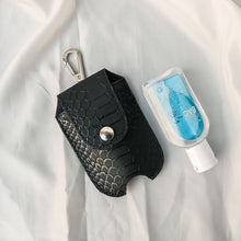 Sanitizer Pouch - Black Croc