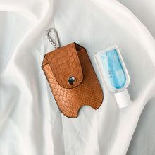 Sanitizer Pouch - Tan Croc
