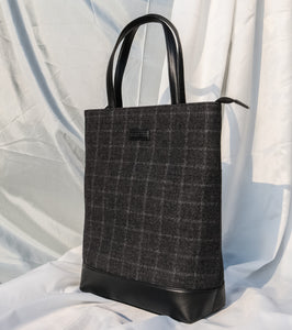 Tweed Work Tote for Women (Charcoal Twill)