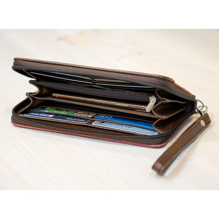 Indigo - Khadi Wallets for Women (Olive)