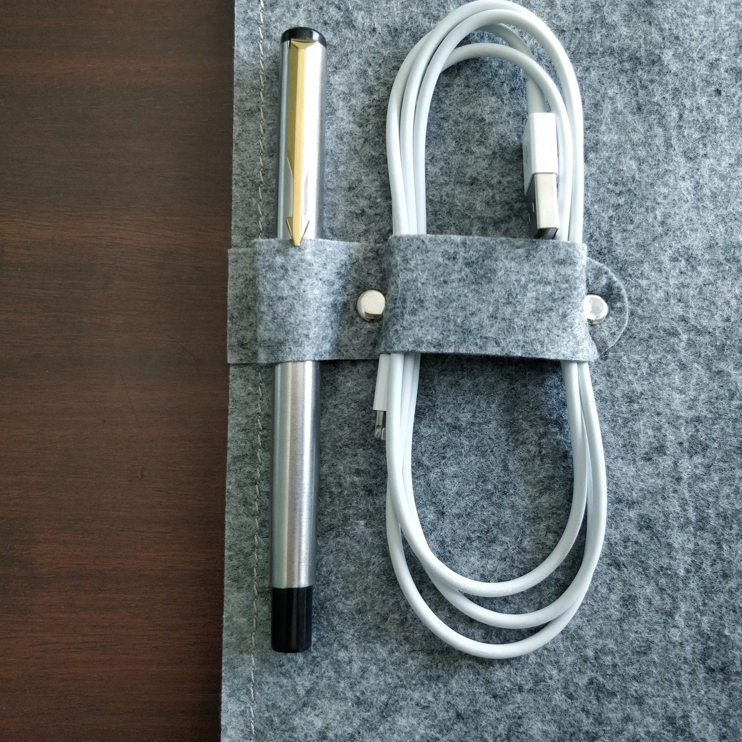 Neuro Felt Desk Spread (Fog Grey) - SAMPLE SALE