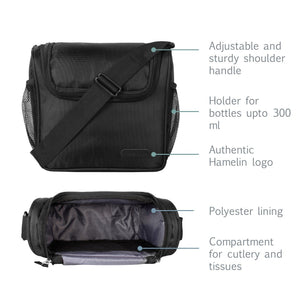 Essentials - Lunch Bag  (Black - Large) - FINAL SALE